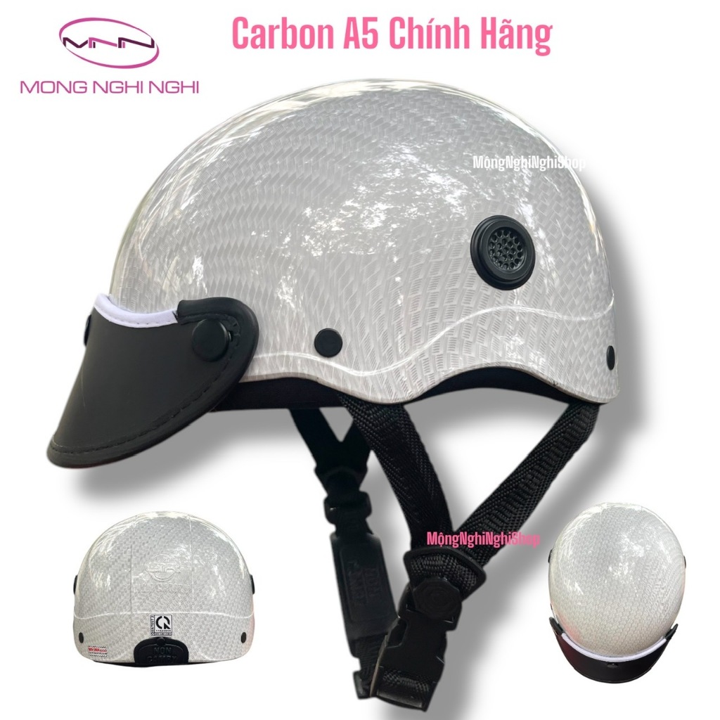 Nón Bảo Hiểm (CAMRY) CR HELMET Chính Hãng CACBON Có Giấy Kiểm Định An Toàn , Bảo Hành 12 Tháng