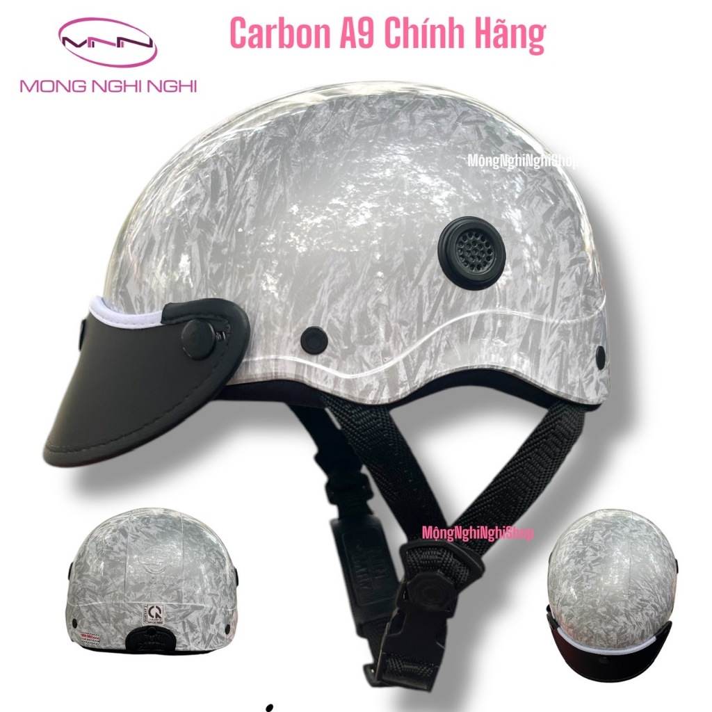 Nón Bảo Hiểm (CAMRY) CR HELMET Chính Hãng CACBON Có Giấy Kiểm Định An Toàn , Bảo Hành 12 Tháng