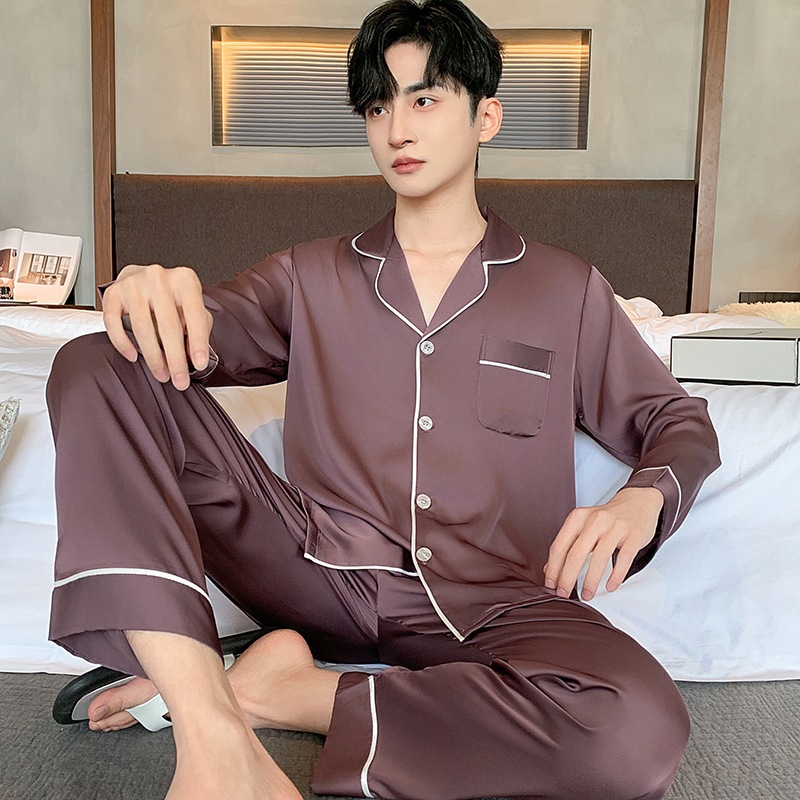 Pijama nam màu tím cao cấp, đồ pijama nam mặc nhà, ao pijama nam - Since Then