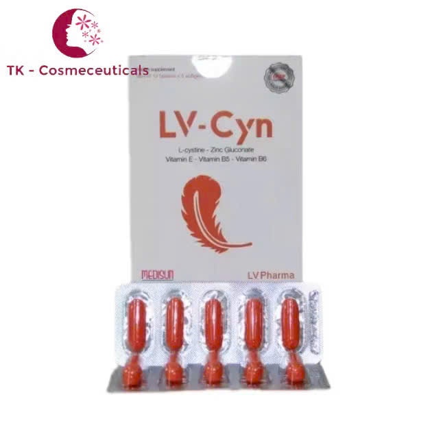 (CHÍNH HÃNG) Viên Uống LV - CYN Hỗ Trợ Làm Đẹp Da, Giảm Sạm Nám, Ngăn Ngừa Lão Hóa Da - Hộp 60 Viên