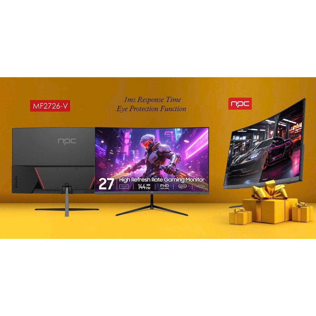 Màn Hình Máy Tính NPC MF270K-V Cong (144Hz / 27inch/ VA/ FULL HD/ 1MS) Chính Hãng | BigBuy360 - bigbuy360.vn