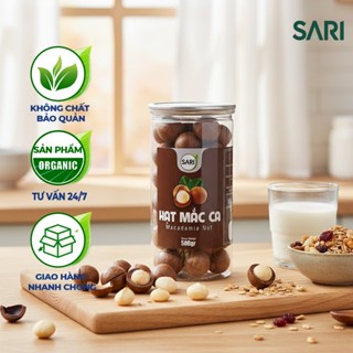  Hạt Macca Đăk Lak  Vụ Mới Size Trung  500GR HỘP Sấy Rang Nứt Vỏ  -- Macca 