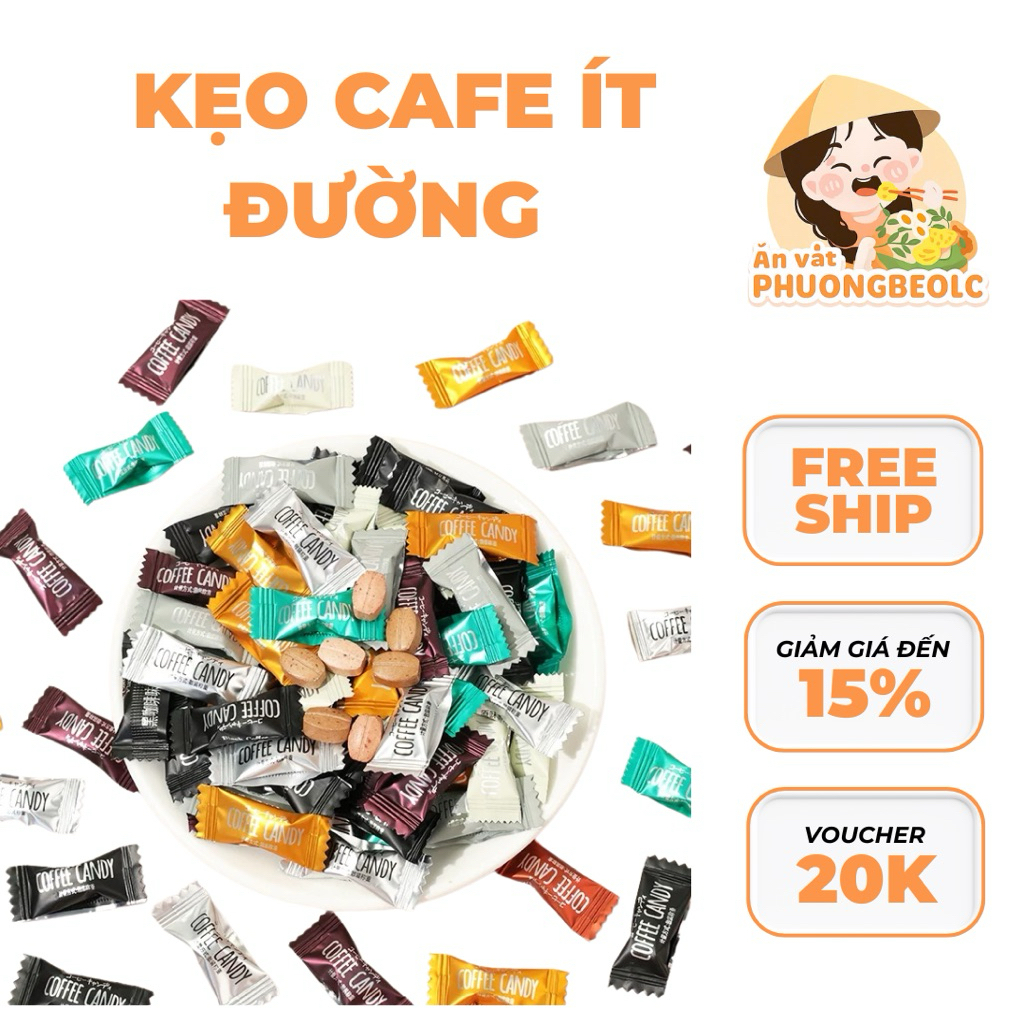 Kẹo cafe không đường giảm cân