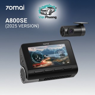  Camera Hành Trình 70mai A800SE Ghi Hình 2 Kênh Trước Sau Chất Lượng 4K UHD HDR  Bản Quốc Tế 2025  