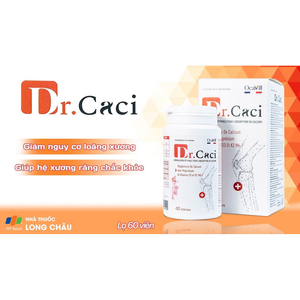 Viên uống Dr. Caci Ocavill giúp xương và răng chắc khỏe (60 viên)