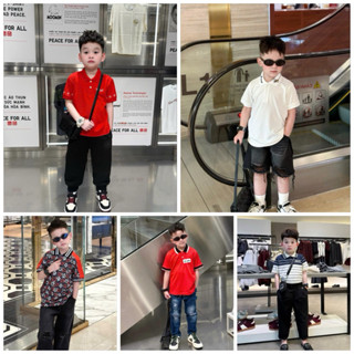  áo polo có cổ bé trai chất cotton gai cao cấp mới nhất phong cách boy phố chất 