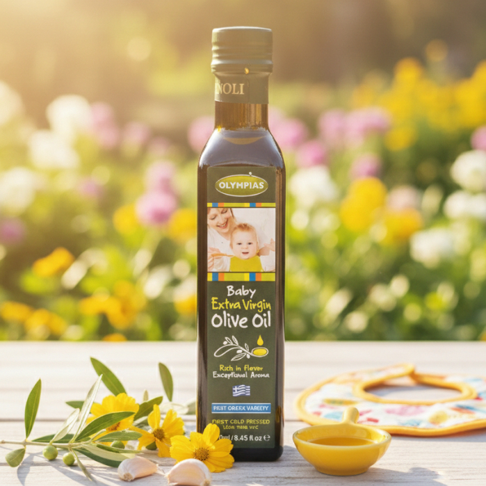 Dầu Olive Baby siêu nguyên chất Olympias 250ml