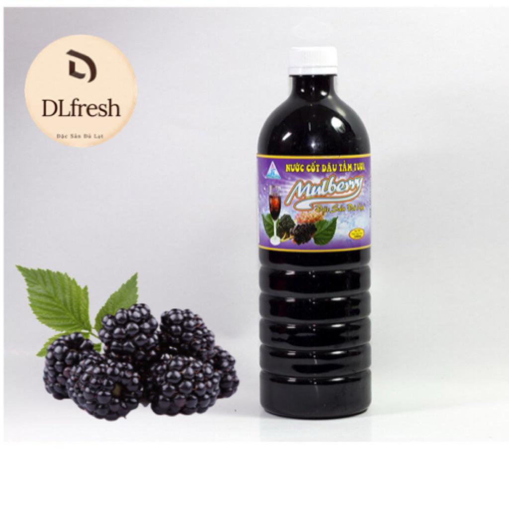 Nước Cốt Dâu Tằm Lên Men DLFresh – Dâu Tằm Đà Lạt Nguyên Chất, Thơm Ngon Đậm Vị