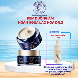  Kem Dưỡng Da Săn Chắc Ngừa Lão Hóa Chuyên Sâu Dr.G Black Snail Cream 50ml Chứa Tinh Chất Ốc Sên Đen Và Keo Ong 