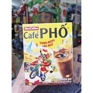 Cà Phê Phố Sữa Đá / Đen Đá Hộp 240g/160g