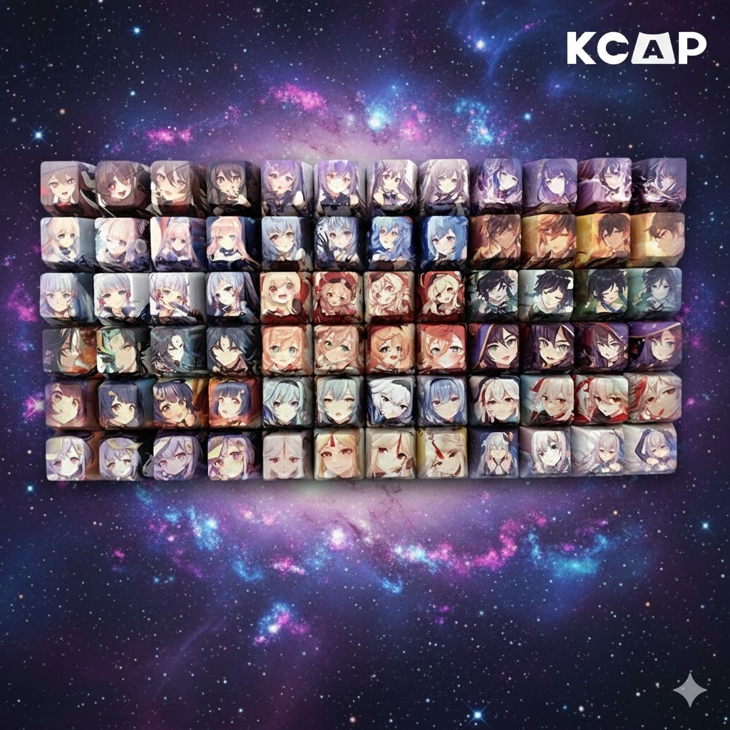 Keycap PBT R4 Anime Waifu | KCRAFT - World of keycaps