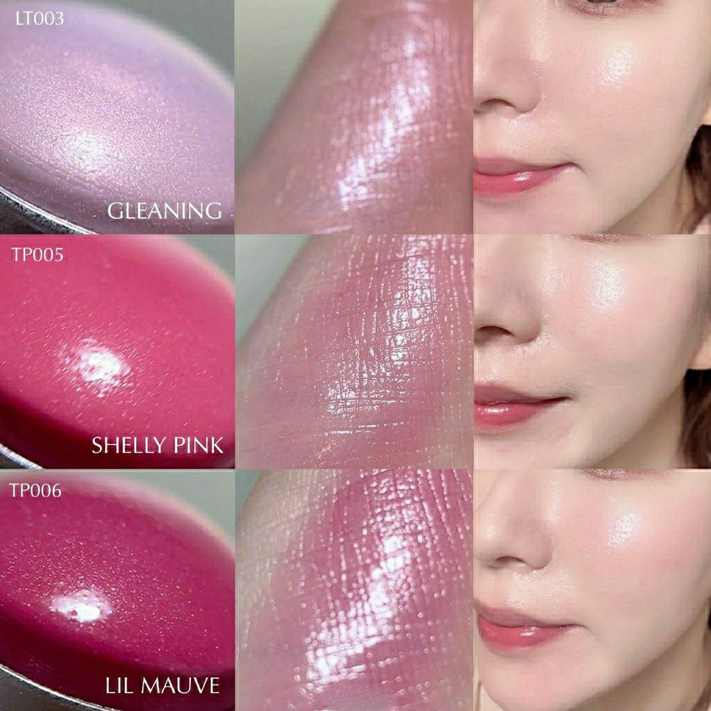 bắt sáng HINCE True Dimension Radiance Balm highlighter thỏi stick Gleaming lt003 tím nhũ