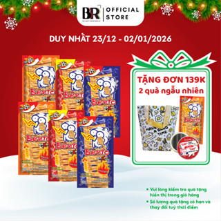  Combo 6 Gói Snack Mực Bento Hải Sản 22g - Ăn Vặt Thái Lan Chính Hãng 