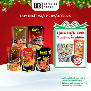  Combo 6 Gói Bánh Snack Que Tăm Chuẩn Vị Lẩu Chua Cay Thái Lan Dorkbua 62g x6 Nhiều Vị  Bim Bim  