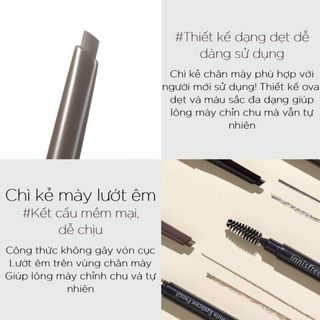 [Y350] Chì kẻ mày Innisfree Auto Eyebrow Pencil 2 đầu
