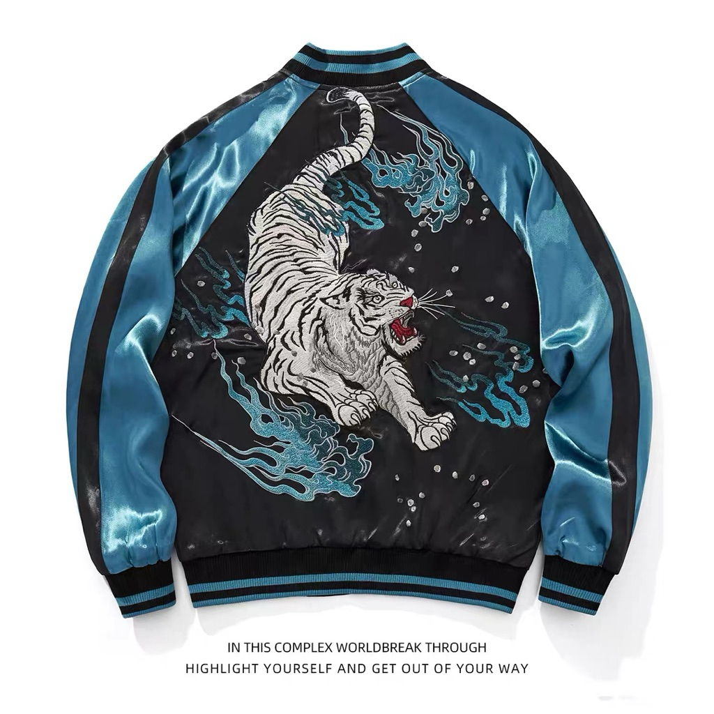 Order Áo khoác bomber sukajan jacket thêu hổ