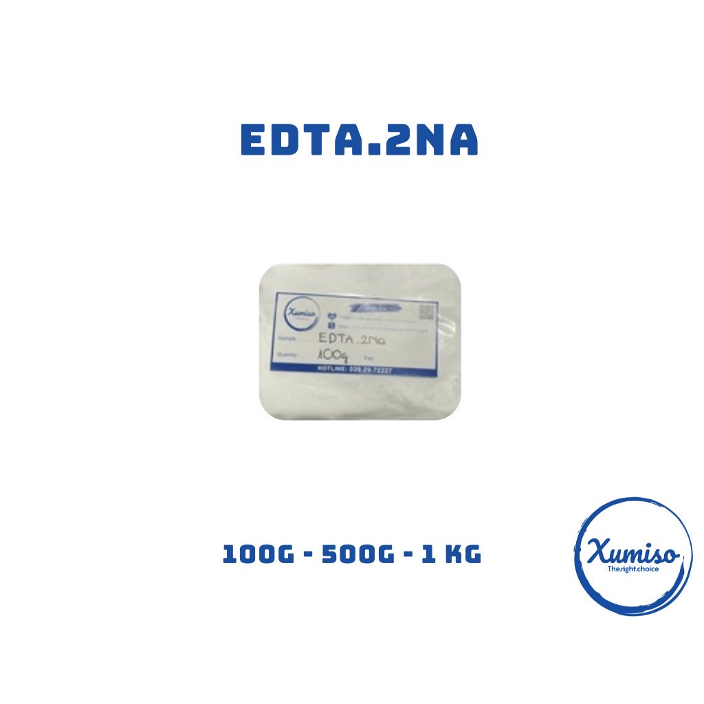 [HCM] EDTA.2Na - Disodium EDTA - ổn định sản phẩm - nguyên liệu mỹ phẩm Xumiso 100g, 500g, 1 kg