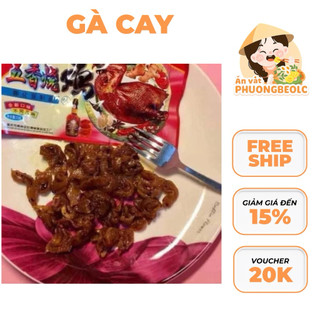 combo 10 goi gà cay trung quốc siêu ngon