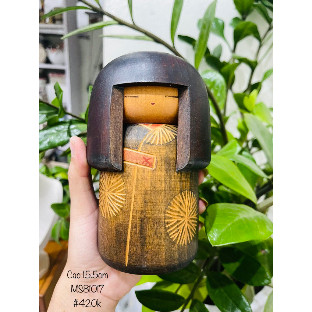 Búp bê gỗ kokeshi Nhật đẹp ok