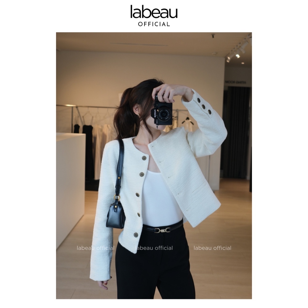 Áo Khoác Boucle Tweed Dạ Cao Cấp | Labeau – Giữ Ấm, Tôn Dáng, Thanh Lịch Công Sở & Dạo Phố | BigBuy360 - bigbuy360.vn