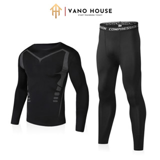  Bộ Quần Áo Giữ Nhiệt Lót Nỉ Nhung Nam Dài Tay Chuyên Tập Gym Chạy Bộ Đá Bóng Chất Liệu Thun Co Dãn 