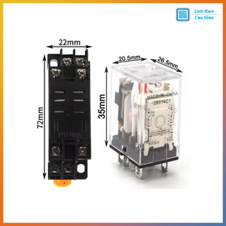 Relay trung gian HH62P 8 chân