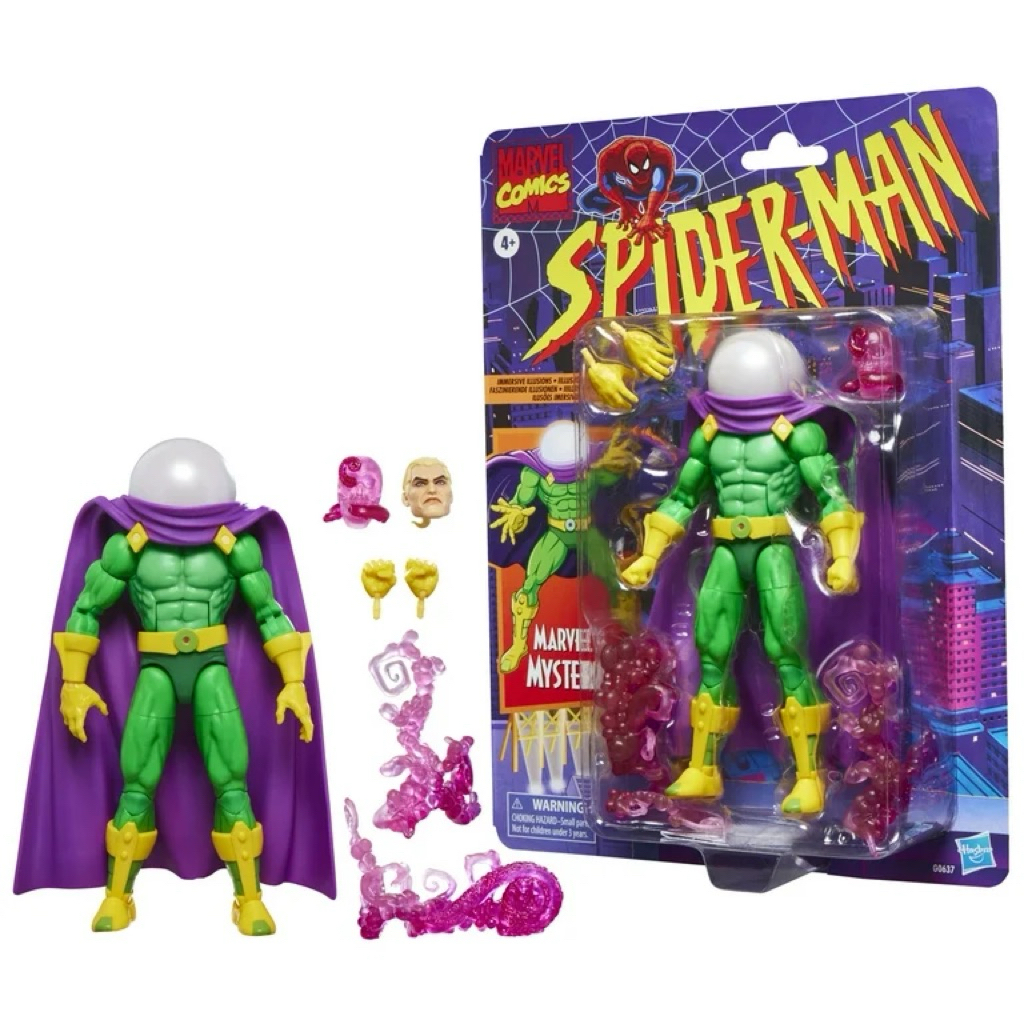 Mô hình Hasbro Marvel Legends Retro Spider-Man Series - Marvel's Mysterio