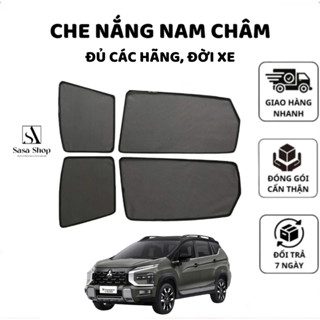 Rèm che nắng ô tô bộ 4 tấm Hàng Việt Nam Cao Cấp - Rèm nam châm ô tô chuẩn form vừa khít cho xe