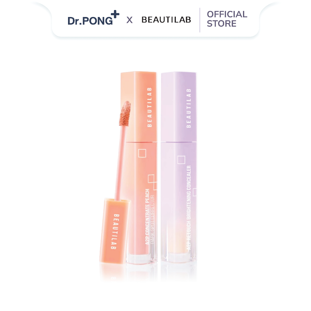  Kem che khuyết điểm & triệt sắc BEAUTILAB A2P Concentrate Peach Dark Spot & Retouch Brightening Concealer 2.5g 
