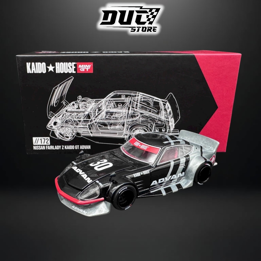 ducstore Xe mô hình KAIDO HOUSE KHMG172 Kaido House Nissan Fairlady Z Kaido GT ADVAN CHASE