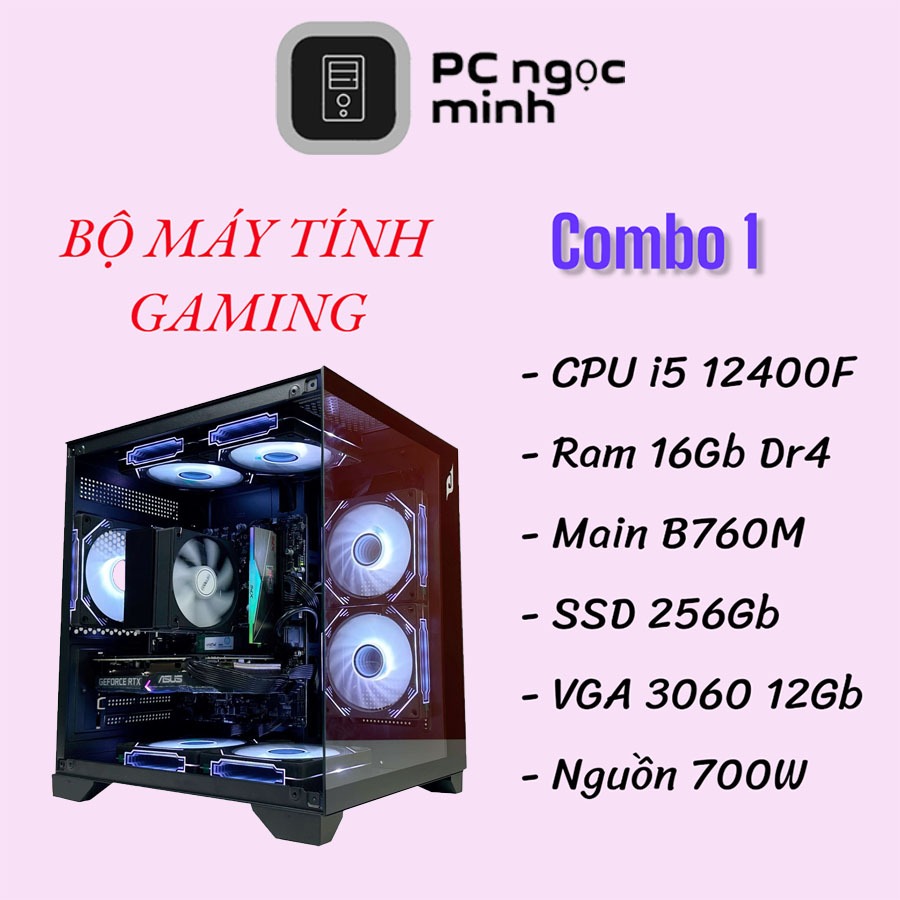 Bộ Máy Tính Chiến All Game i5 12400F, main B760M