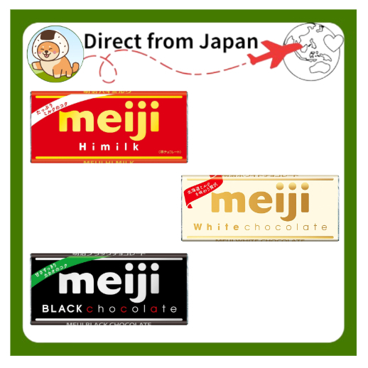 Meiji Chocolate White chocolate / Hi milk / BLACK chocolate [Direct from Japan]
