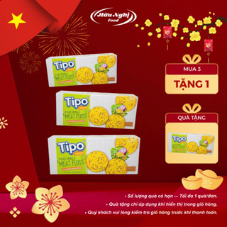  Bánh quy rau củ chà bông Tipo 132g Hữu Nghị dinh dưỡng ngon giòn ăn vặt tiện lợi 