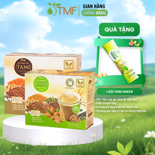 Combo mix 2 hộp bột ngũ cốc Tami không đường và ít đường 450gr TÂM MINH FOODS