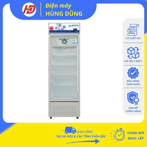 [SHIP HỎA TỐC HÀ NỘI ] Tủ mát Hòa Phát HSR D6280 280L - Hàng chính hãng, bảo hành 24 tháng
