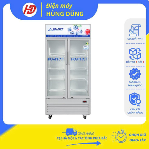 [SHIP HỎA TỐC HÀ NỘI] Tủ mát Hòa Phát 526 lít HSR D6526 - BẢO HÀNH CHÍNH HÃNG 24 THÁNG
