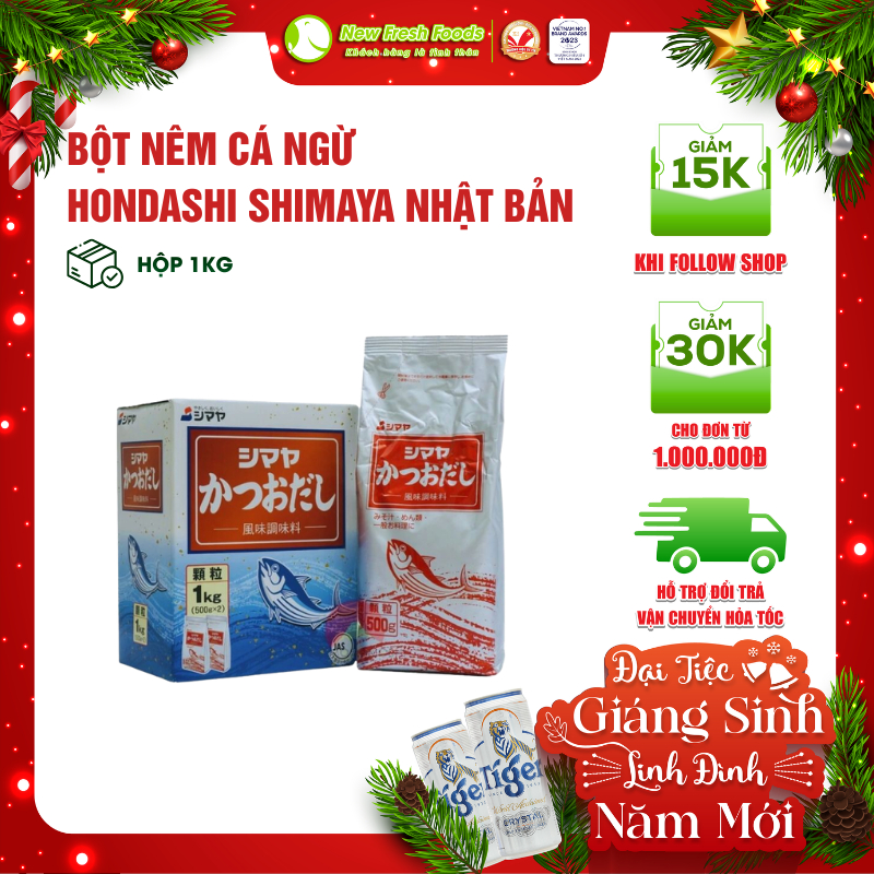 Bột Nêm Cá Ngừ Hondashi Shimaya Nhật Bản - Hộp 1Kg