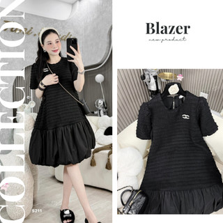  Váy bầu thiết kế dự tiệc  đầm bầu babydoll chất xốp nhăn co giãn phối đuôi cá 2 màu kèm Tag rời xinh miễn chê 