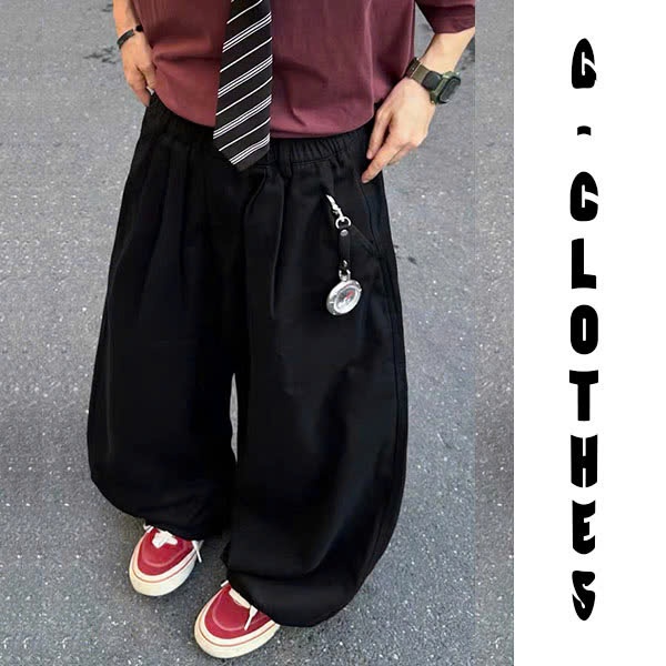 [OC-6666] Quần Ống Cong Rộng G-Clothes. Quần cạp Chun Co Dãn. Phù Hợp Cho Nam-Nữ