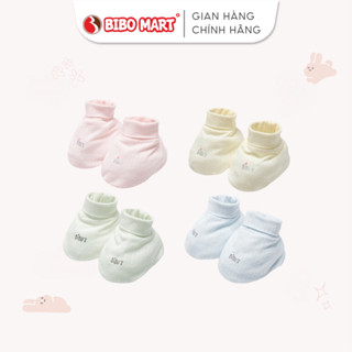 Bao Chân Tay Sơ Sinh BIBO'S Vải Cotton Mềm Mịn, Thoáng Khí Bo Chun Cổ Chân Họa Tiết Đáng Yêu