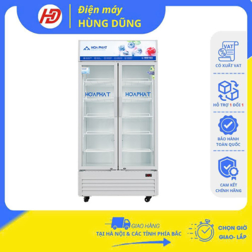 [SHIP HỎA TỐC HÀ NỘI ] Tủ mát Hòa Phát Inverter 723 lít HSR D8723 - BẢO HÀNH CHÍNH HÃNG 24 THÁNG