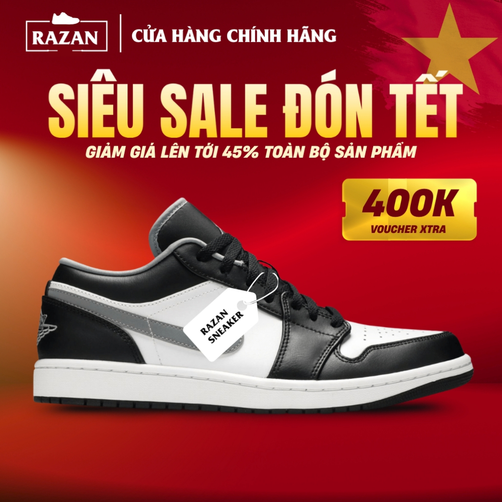 Giày Air Jordan 1 Low ‘Smoke Grey V3’ 553558-040