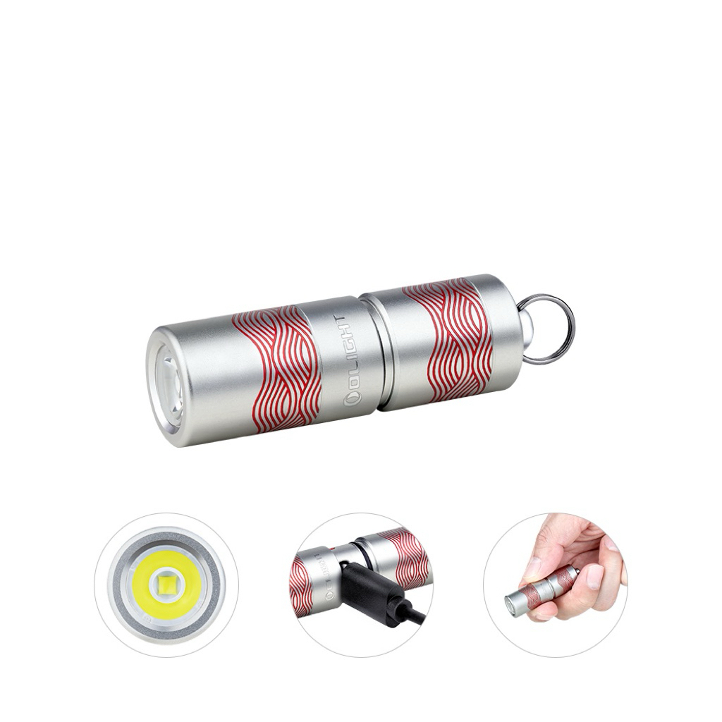 Đèn pin LED mini OLIGHT I1R II Pro EOS 180 lumens siêu sáng, sạc USB, đèn cầm tay móc khóa, chống nư