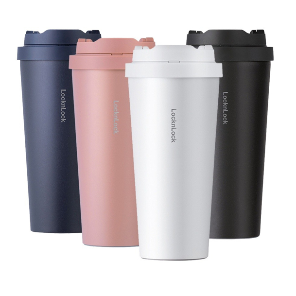 Bình giữ nhiệt Lock Lock Energetic one-touch thép không gỉ 316L 550ml (4 màu)