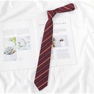 Cà vạt LIULIU kẻ sọc nam nữ phong cách Hàn Quốc – Cà vạt công sở, đi học, đi làm thanh lịch