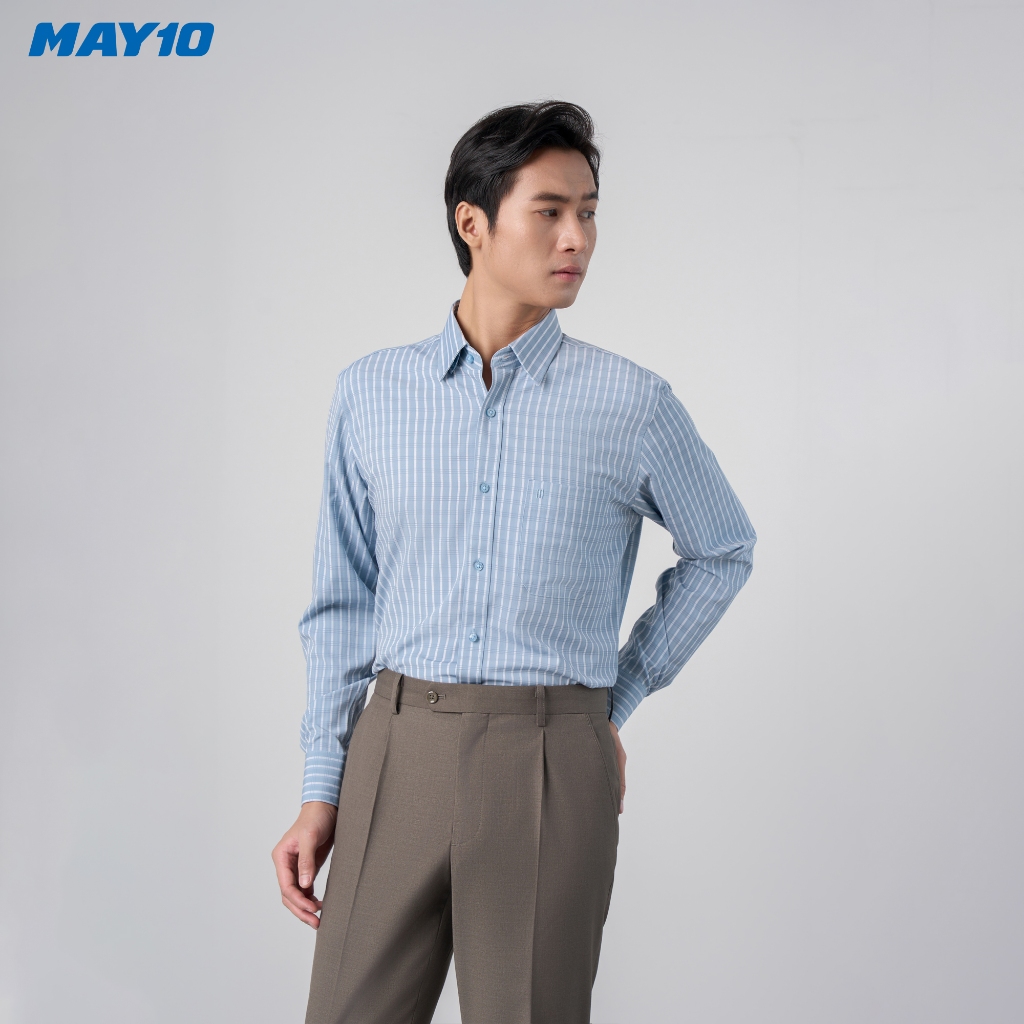 Áo Sơ mi nam dài tay May 10 form RegularFit mã 010125008 AK600