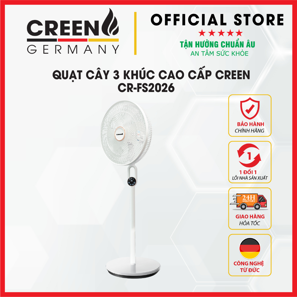 Quạt Treo Tường Asia L16018 - Kích thước 57.5x45x34 cm, Màu Trắng, Công suất 45W