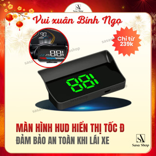  Màn Hình HUD Hiển Thị Tốc Độ Cho ÔTô,Dễ dàng quan sát tốc độ Đảm Bảo An Toàn Khi Lái Xe SASA SHOP 