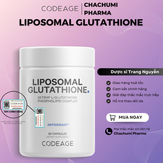  Viên Uống Glutathione 500mg SETRIA Codeage Bật Tone Trắng Sáng Da Chống Oxy Hóa 60v 