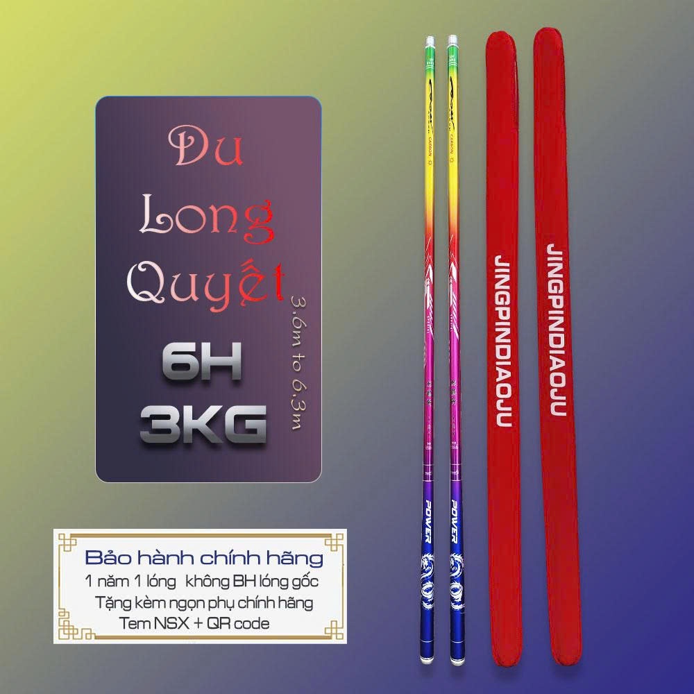 {Chất lượng} Cần Tay BiQuan, Du Long Quyết 6H Tặng Kèm Ngọn Phụ - CT6H